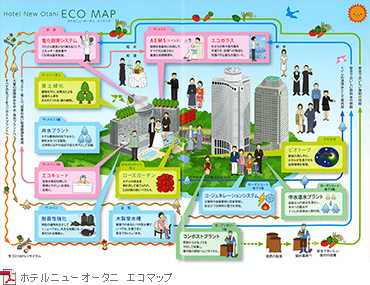 ホテルニューオータニ　エコマップ 