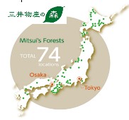 図1:三井物産の森