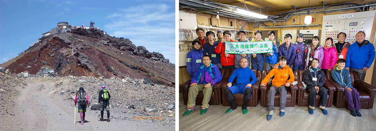 図6:富士山測候所を活用する会